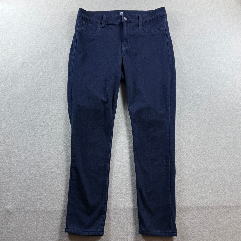 Gap Knit Legging Jeans Womens 31 Dark Blue Stretch Denim
